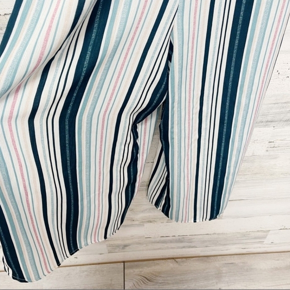Xhilaration Summer Tank Blue and White Striped Women’s Jumpsuit - Picture 8 of 11